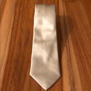 Paul Smith silver silk tie